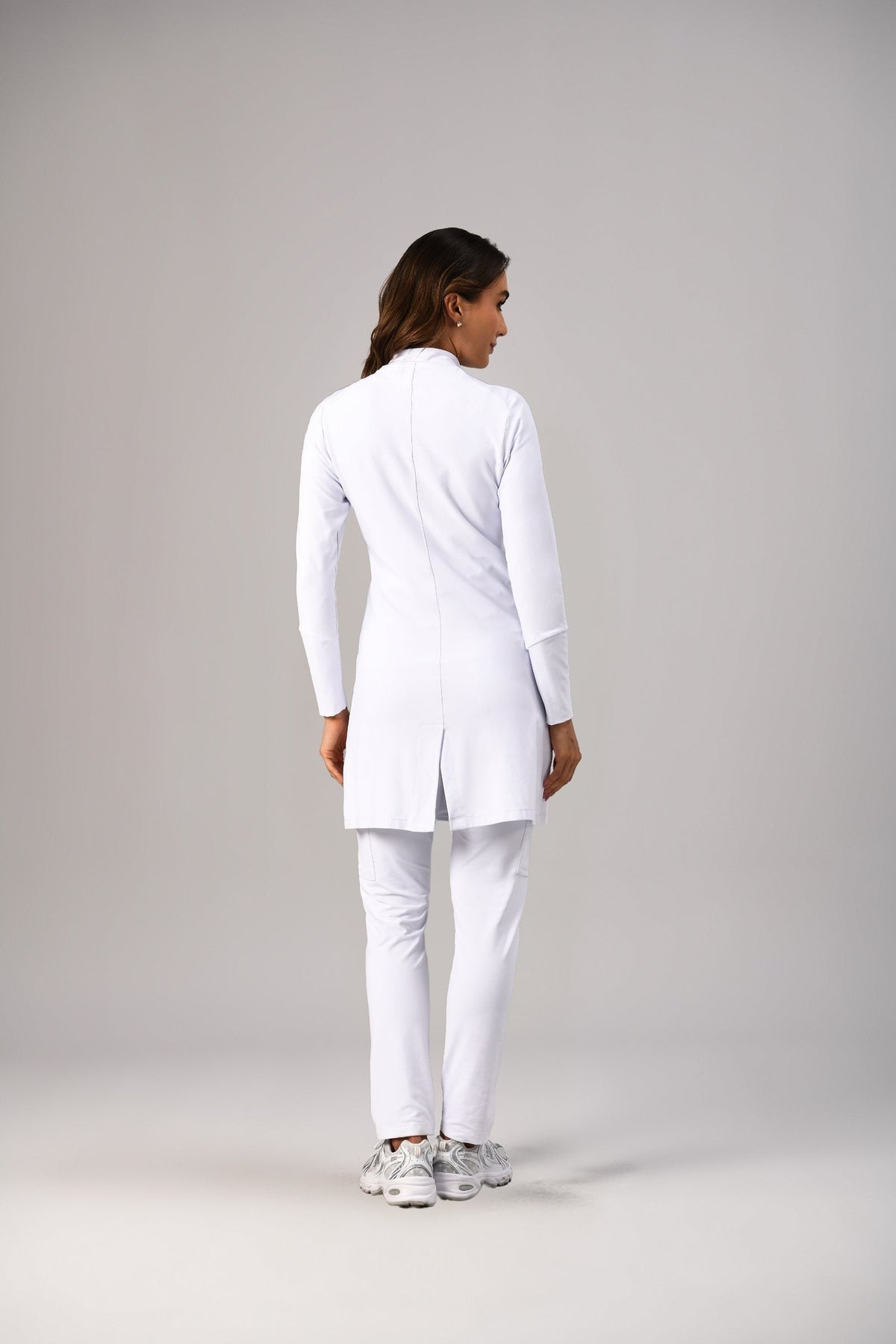 Jaleco Bruna Feminino Branco, costas