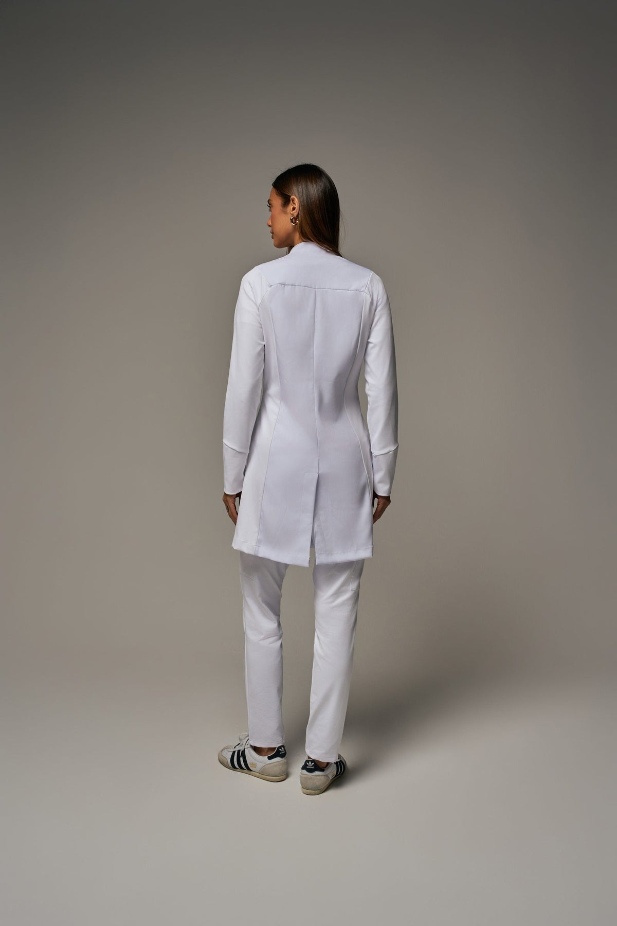 Jaleco Licia Feminino Branco, costas