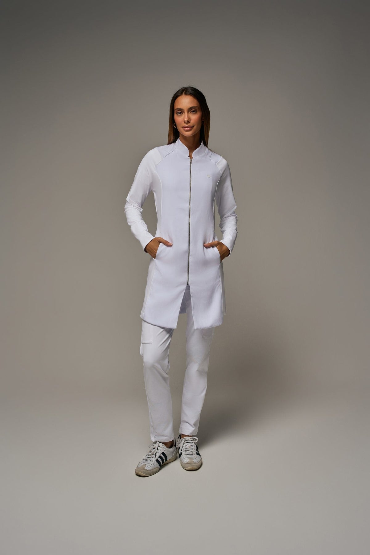 Jaleco Licia Feminino Branco, frente