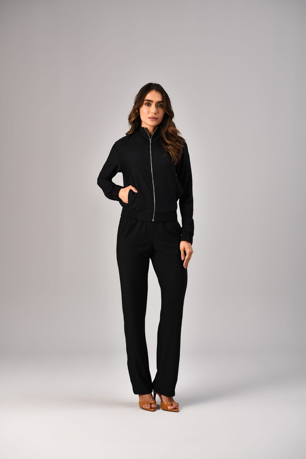 Jaqueta Destiny Feminina Preto, frente