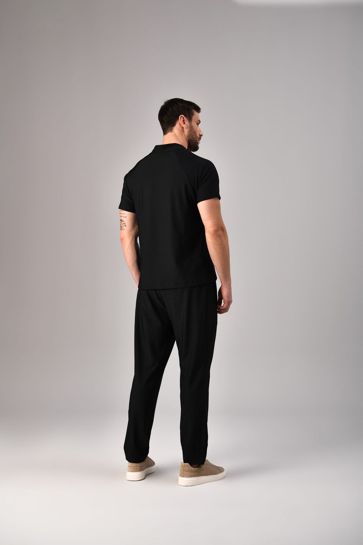 Scrub Destiny Masculino Preto, costas