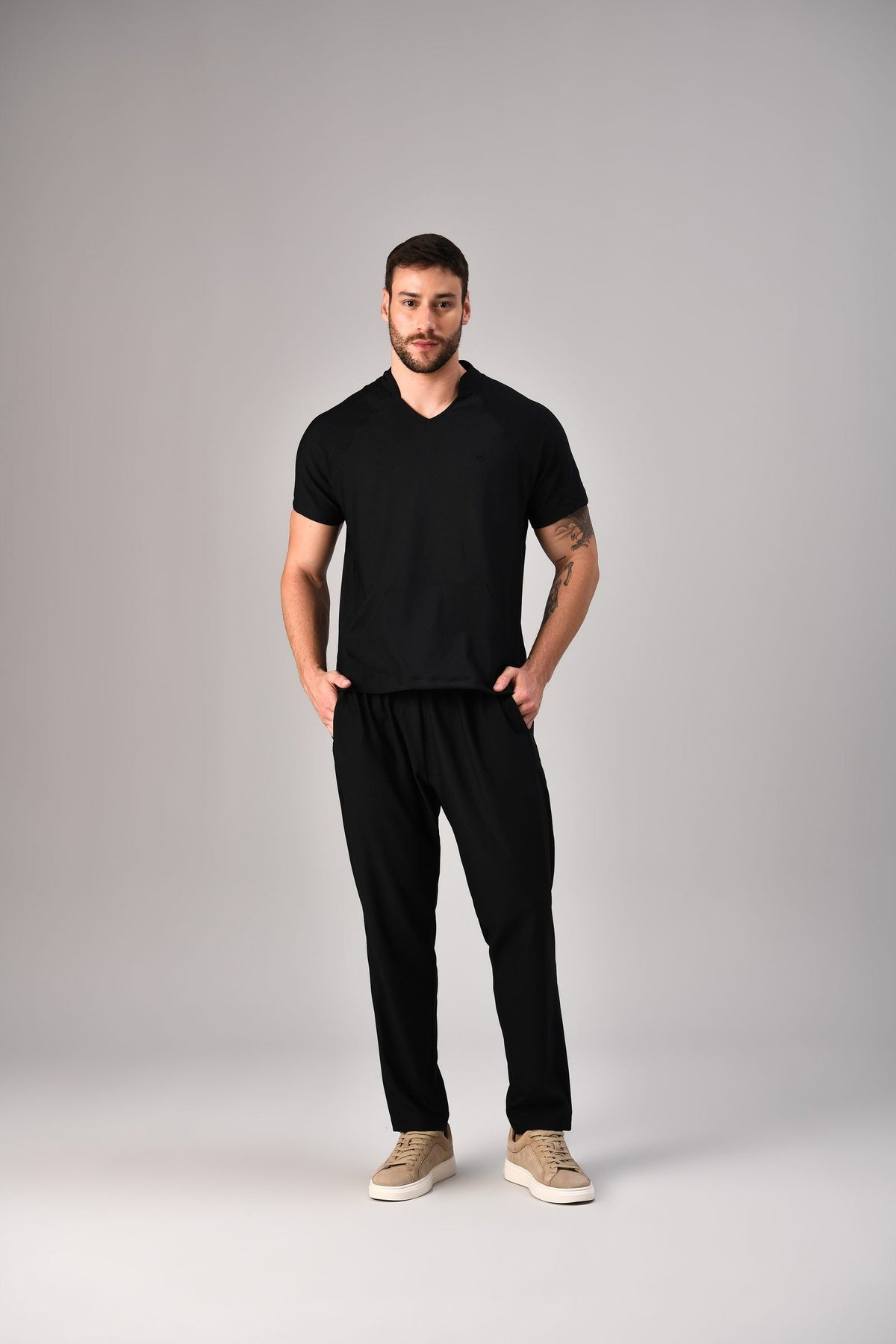 Scrub Destiny Masculino Preto, frente