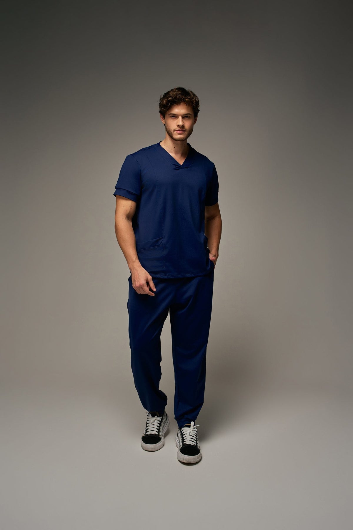 Scrub Flow Masculino Marinho, frente