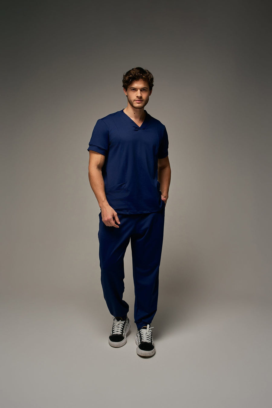 Scrub Flow Masculino Marinho, frente