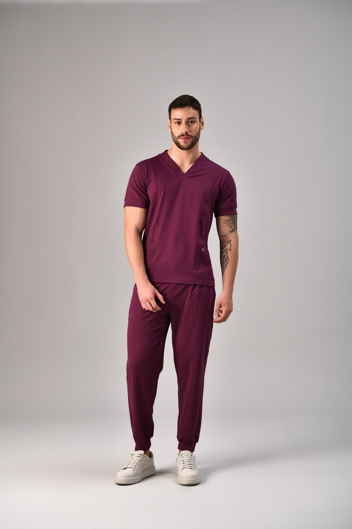 Scrub Flow Masculino Roxo, frente