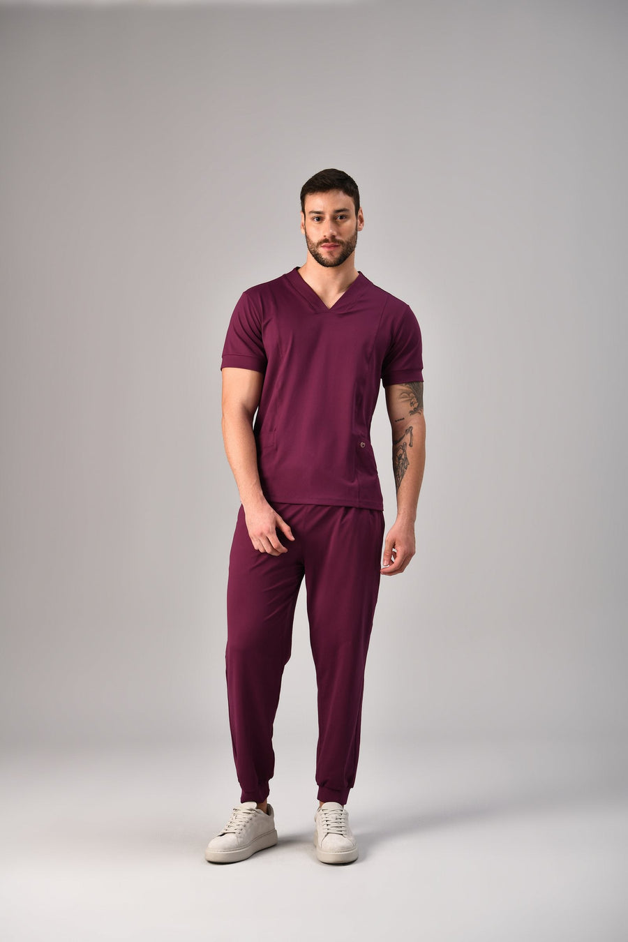 Scrub Flow Masculino Roxo, frente