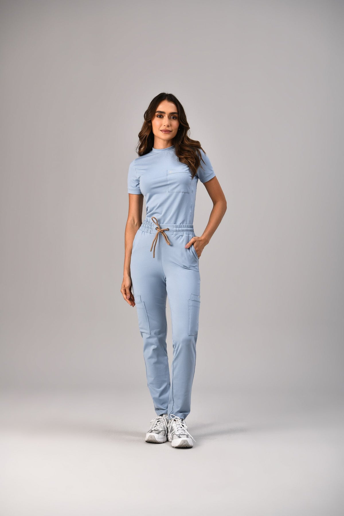 Scrub Move Feminino Azul, frente