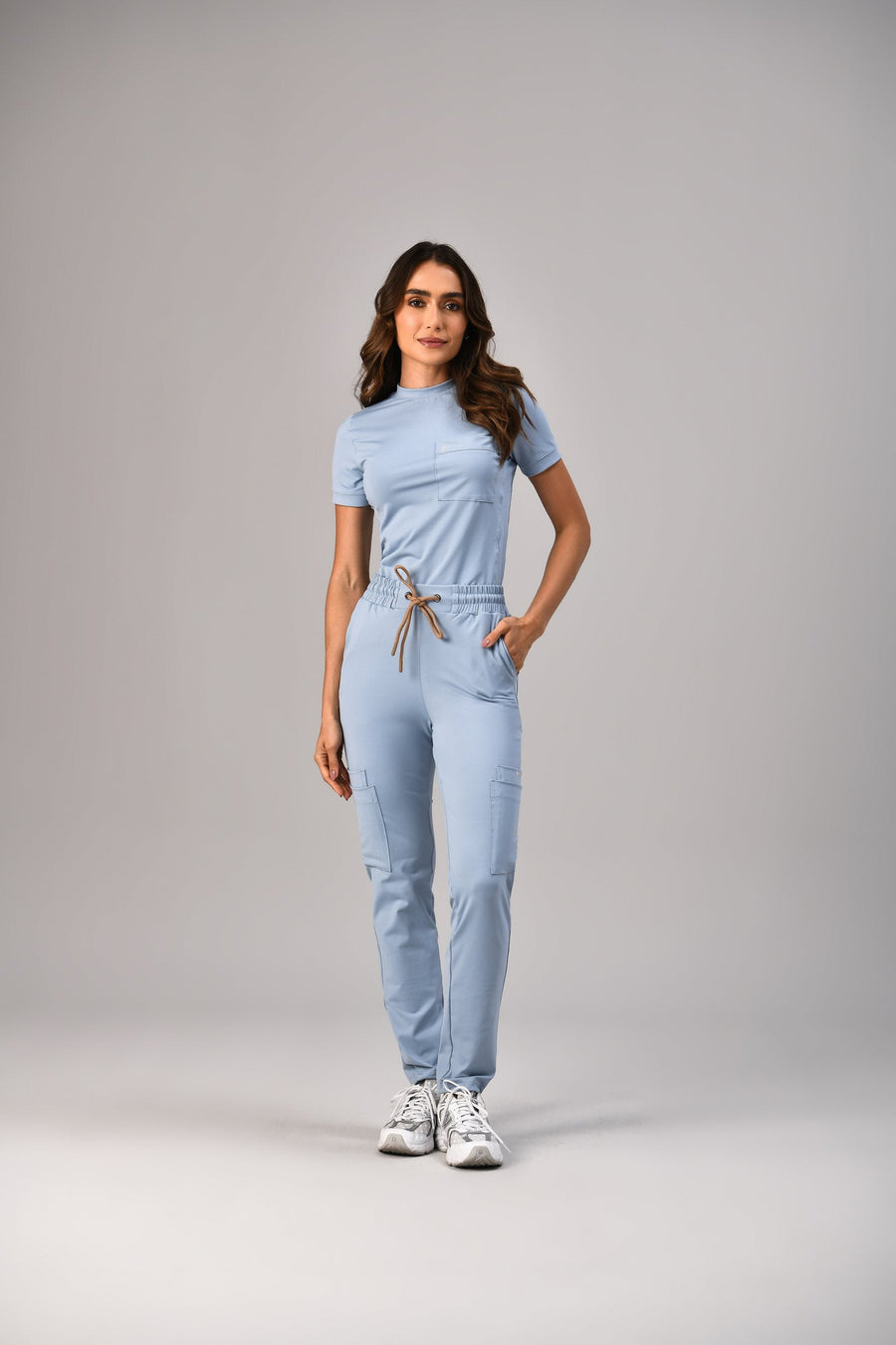 Scrub Move Feminino Azul, frente