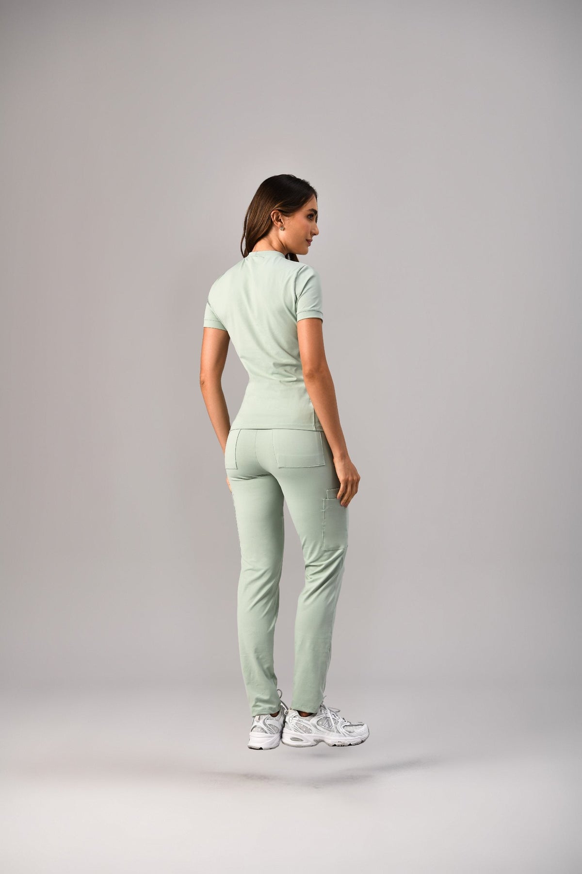 Scrub Move Feminino Verde, costas