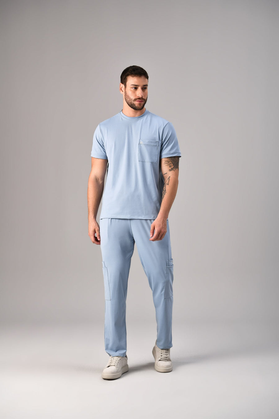 Scrub Move Masculino Azul, frente