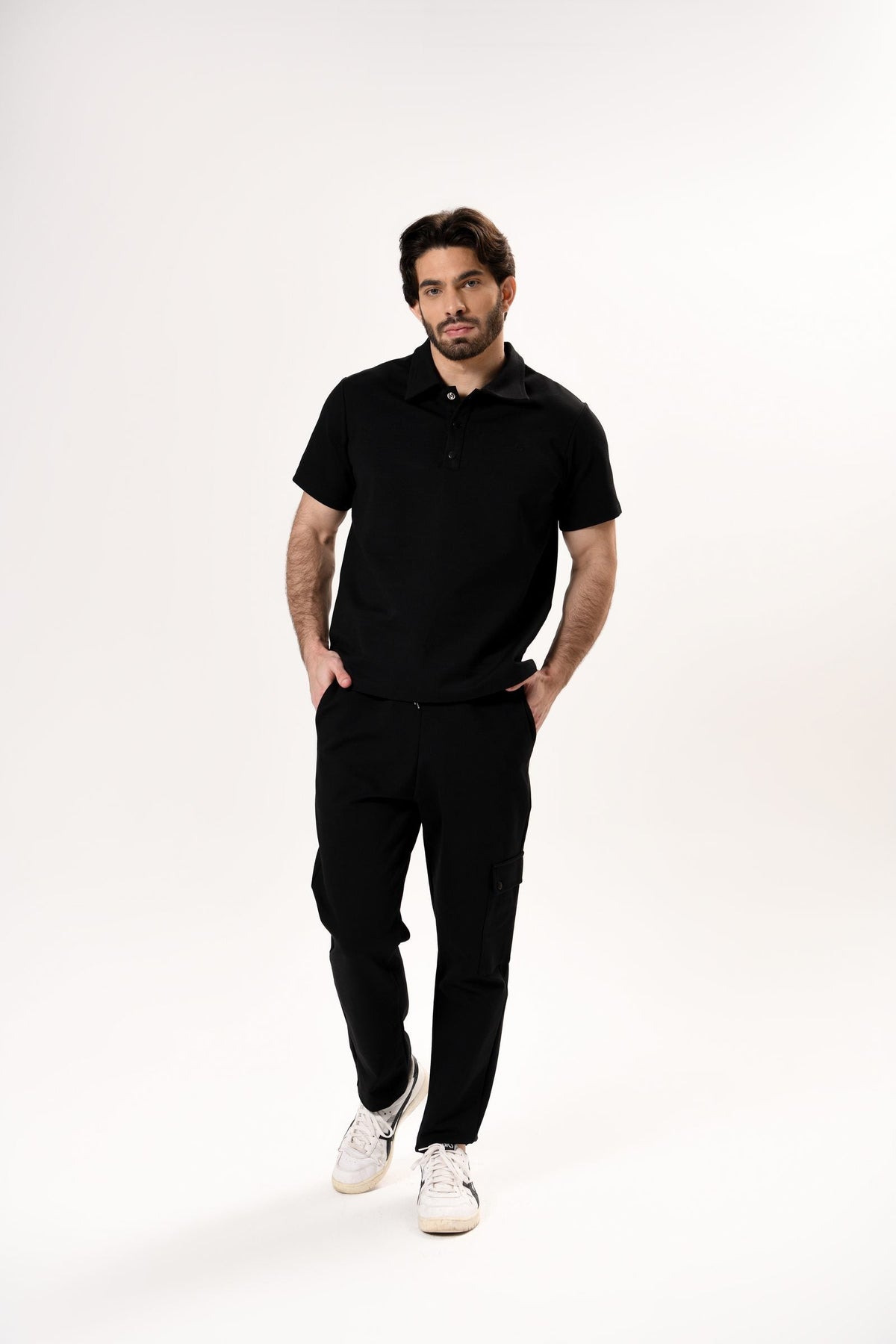 Scrub Tech Masculino Preto, frente