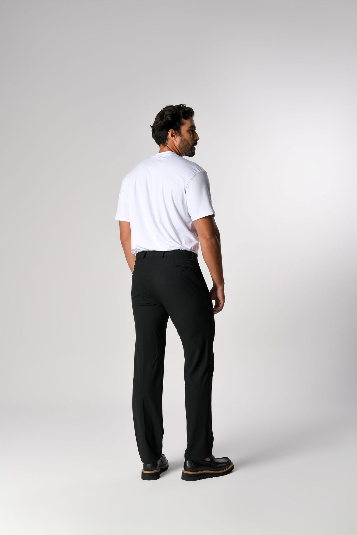 T-shirt Pima Branco, costas