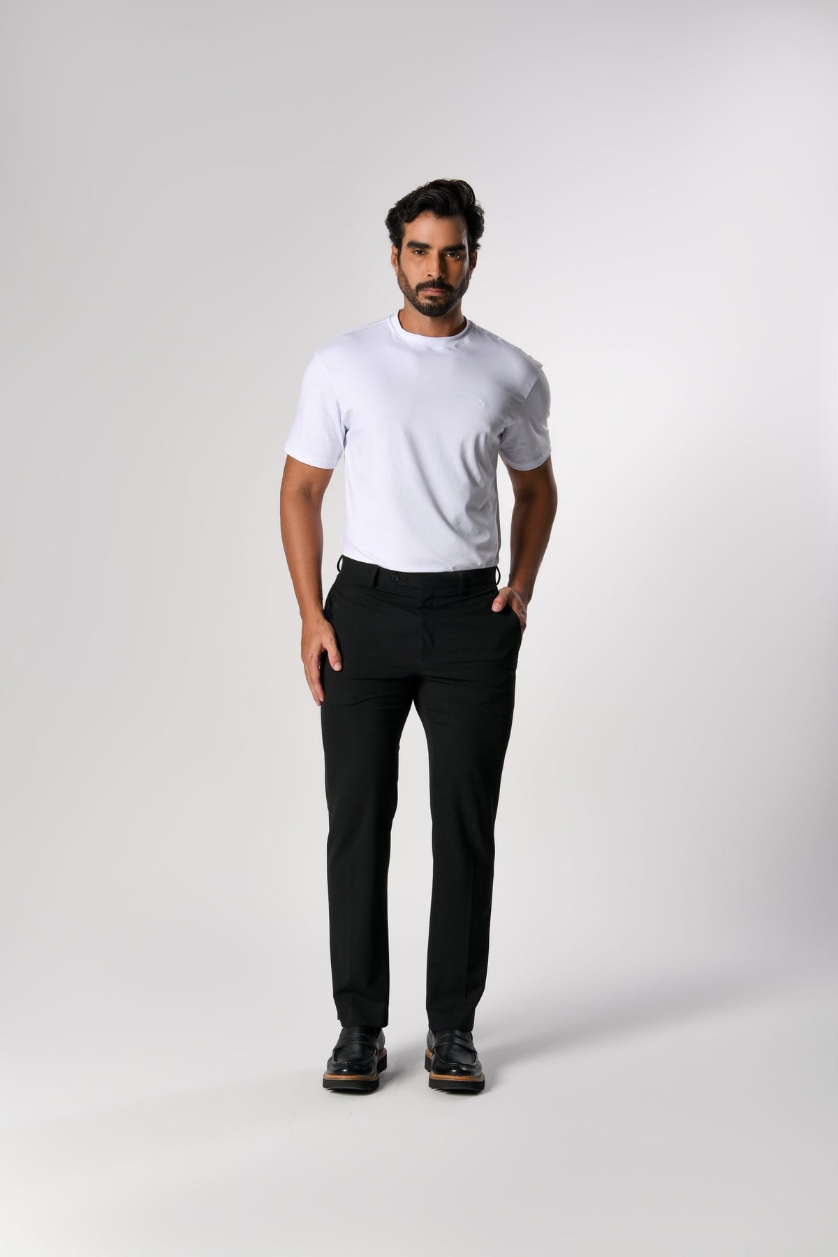 T-shirt Pima Branco, frente